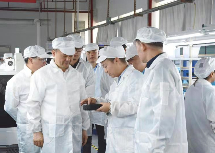 萍乡市委书记陈敏率队到多多28考察